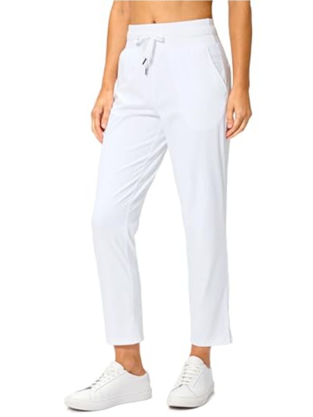 Women's Golf Pants 7/8 Stretch High Waisted 4 Pocket Athletic Travel